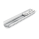 Caniveau décoratif en SMC DECOSTONE avec tôle perforée en acier galvanisé - Résiste au gel - classe de charge A15 - adapté pour terrasse, jardin et façade.