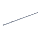 Profil inox 304 Eblade T pour caniveau MEAPARK en plastique recyclé avec fente en polypropylène - Classe de charge A15 - Norme PMR - Facile à poser. Adapté pour terrasse, jardin, entrée de bâtiment et piscine.