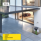 Avaloir de cour MEAPARK en plastique recyclé, résistant à une classe de charge B125 selon la norme EN 1433. Norme PMR, installation simple et rapide, passage de véhicule léger. Adapté pour terrasse, jardin, entrée de garage ou cour.