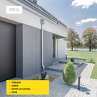 Avaloir de cour MEAPARK en plastique recyclé, résistant à une classe de charge B125 selon la norme EN 1433. Norme PMR, installation simple et rapide, passage de véhicule léger. Adapté pour terrasse, jardin, entrée de garage ou cour.