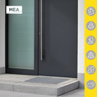 Paillassons encastrables en SMC avec grille en métal déployé – solutions robustes et esthétiques pour entrées propres, adaptées aux environnements à fort passage. Norme PMR - classe de charge A15.
