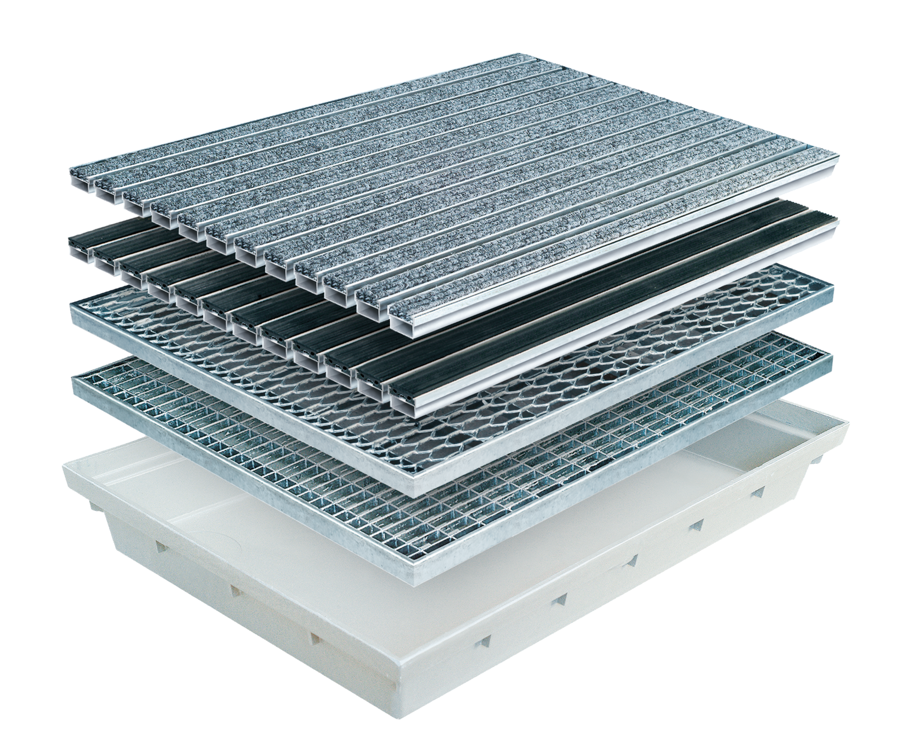 Gamme de paillassons encastrables en SMC disponibles sur YOODOO – solutions robustes et esthétiques pour entrées propres, adaptées aux environnements à fort passage.